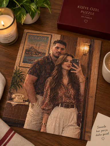 80'ler Kişiye Özel Fotoğraflı Puzzle