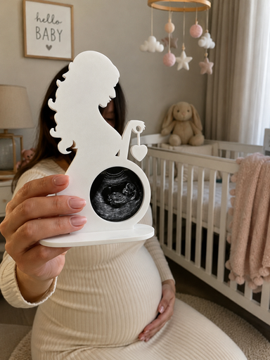 Kişiye Özel Ultrason Fotoğraflı Anne Biblosu